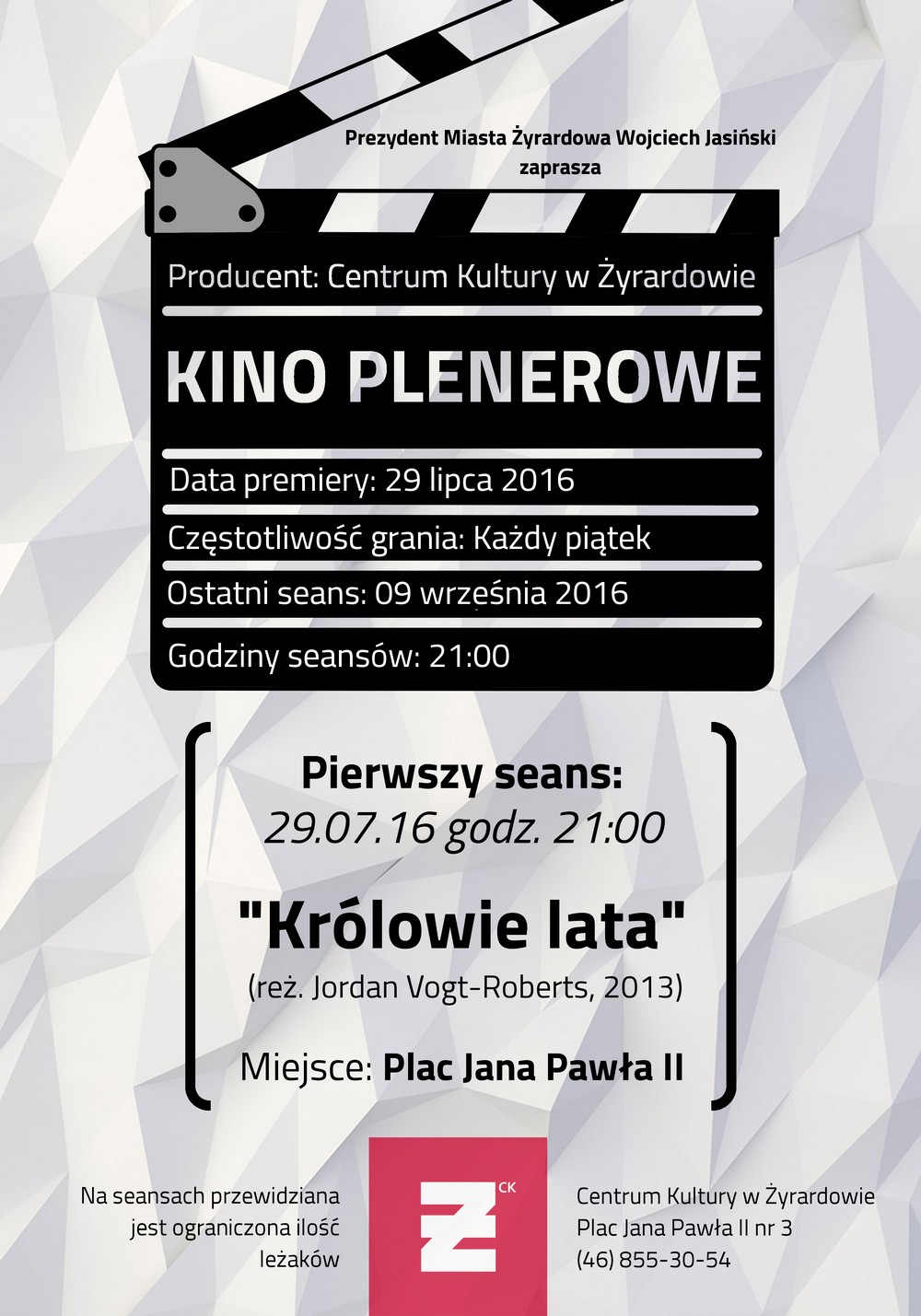 Plenerowe kino Żyrardów, Królowie lata